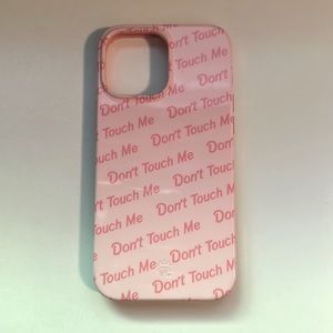 Velvet Caviar ‘Don’t touch me’ iPhone 13 Pro-Max mag safe phone case, used